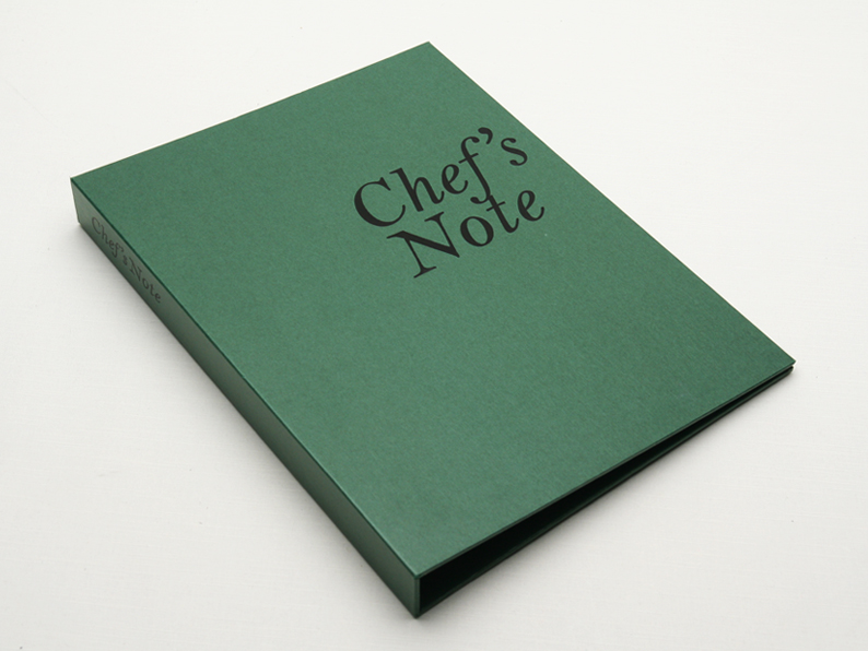 Chef's Note 바인더